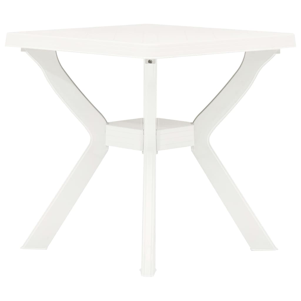 Bistrotisch Weiss 70x70x72 cm Kunststoff